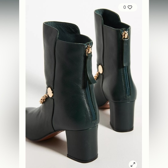 Anthropologie Silent D Chain Ankle Boots - Picture 2 of 4